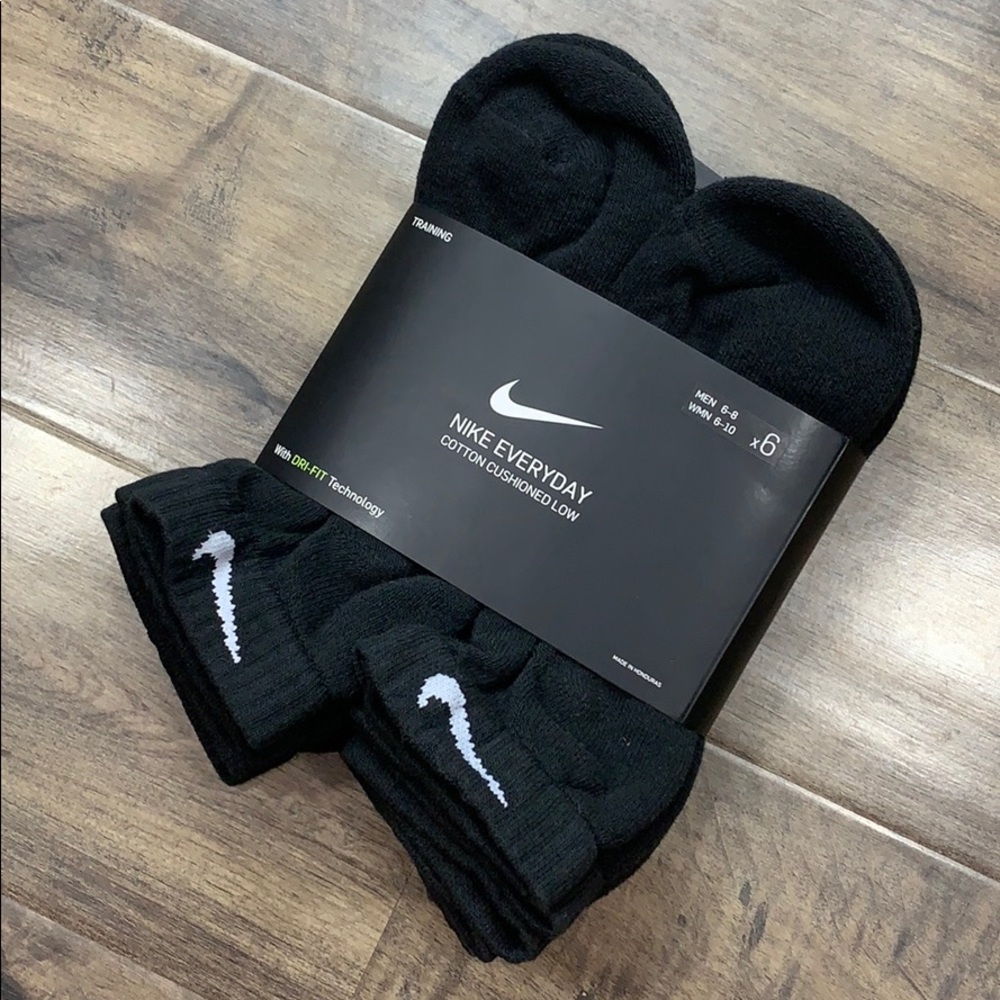 NIKE EVERYDAY COTTON CUSHIONED LOW socks wmns - Picture 1 of 16